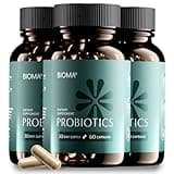 BIOMA Probiotics for Digestive Health, 3 in 1 Gut Health Probiotics and Prebiotics/Postbiotics, Slow Release Synbiotic Probiotic Capsules for Complete Gut Harmony Probiotic Multi Enzyme (180
                                        Caps)