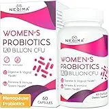 Menopause Supplements for Women, 120 Billion CFUs Probiotics for Women, 13-in-1 Herbs & Botanicals Complex, for Hormone Menopause, Hot Flashes, Night Sweats, Mood Swings, Sleep Disturbances - 60 Caps